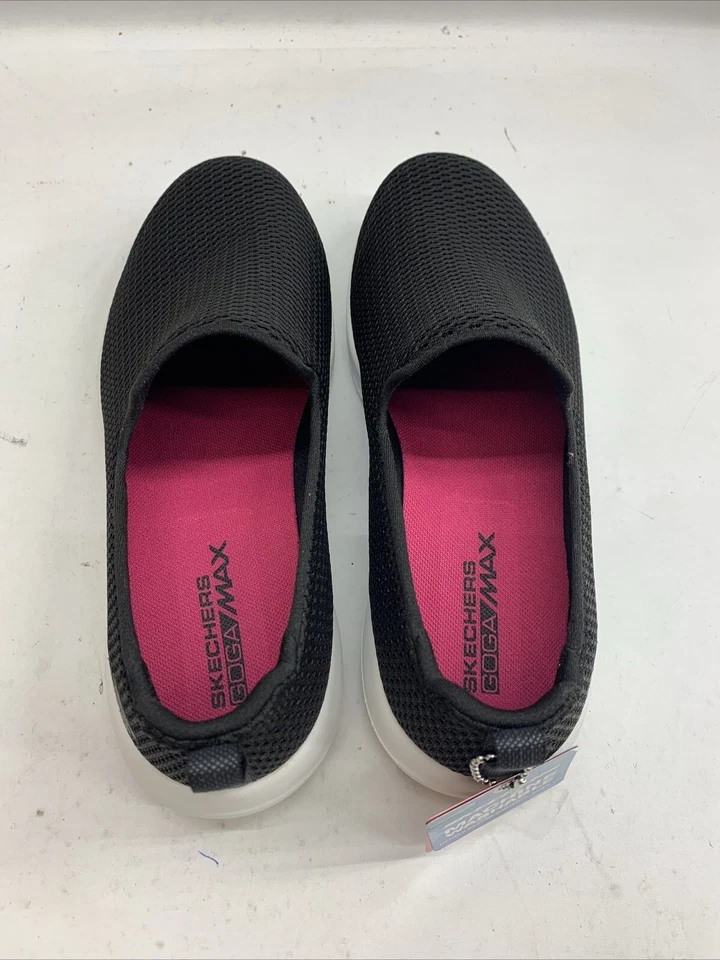 Zapatos para caminar negros Skechers Go Walk Joy para mujer talla 7 sin cordones Foto 4 de 4