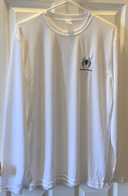 Mens Long Sleeve Running T-shirts Medium NEW Sport-Tec With Spider Logo