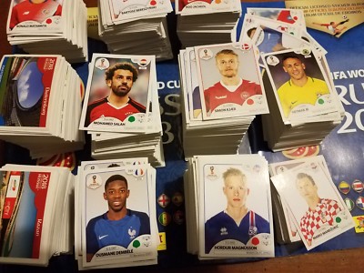 World Cup 2018 Regular Stickers - 10 X $5 Panini Russia ++ SEE