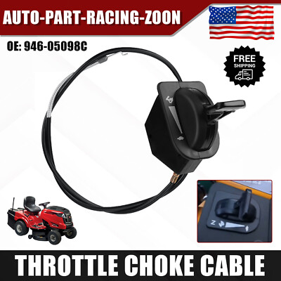 #ad #ad 946 05098c Throttle Choke Cable Fit for MTD Cub Cadet XT1 XT2 Craftsman NEW $16.88