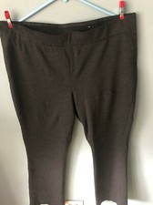 Simply Vera Vera Wang Casual Pull on Gray Mid-Rise Stretch Work Legging Pants XL