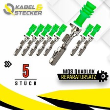 5er Set MQS Quadlok Buchse Crimpkontakt gedichtet Seal 0,50-0,75mm&sup2; Fakra MOST