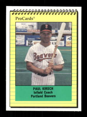 1991 ProCards Portland Beavers 1584 Paul Kirsch CO BXCP24