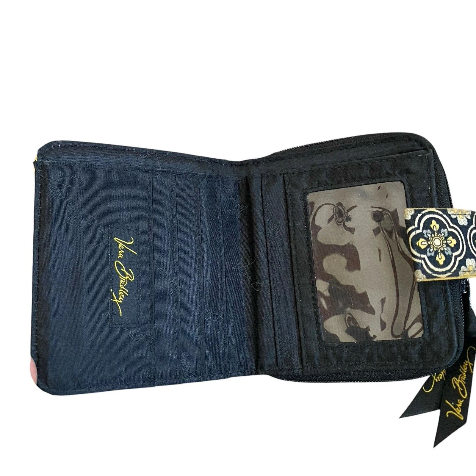 Borsa a tracolla Vera Bradley Hipster nera floreale tracolla regolabile