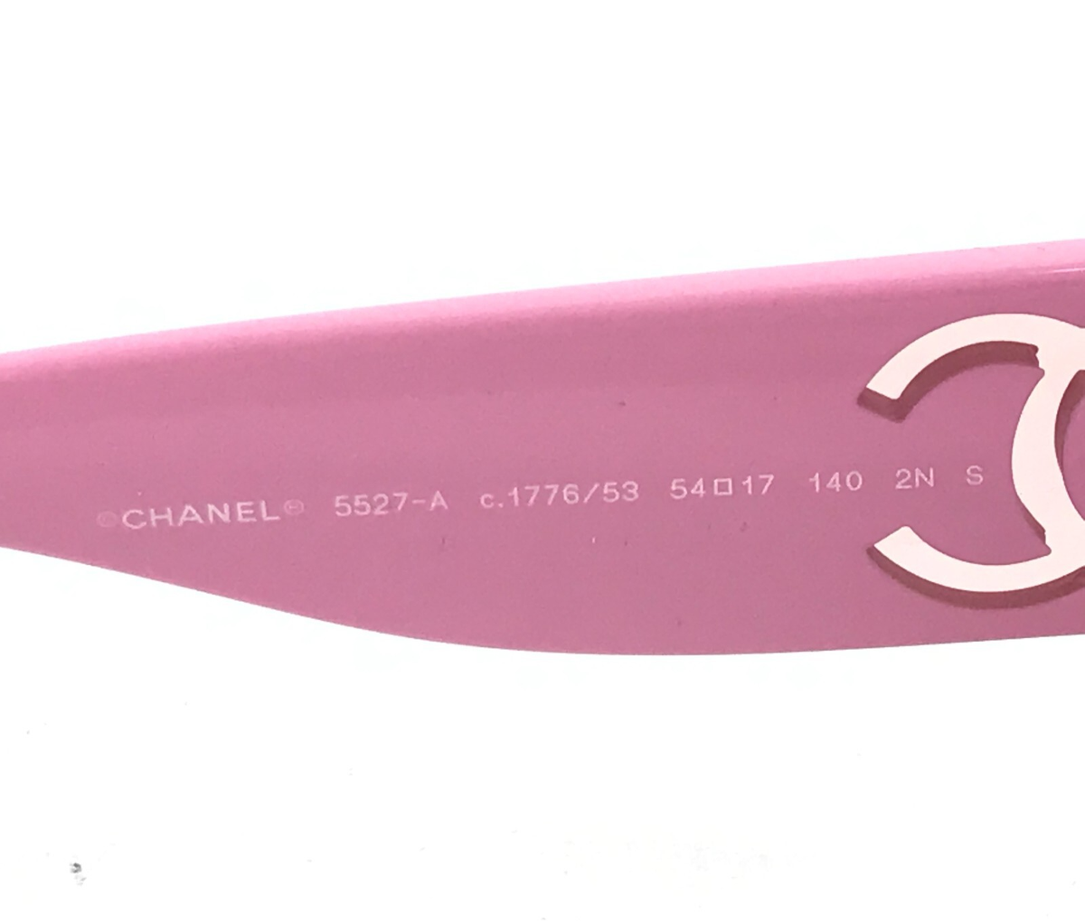 Chanel Sunglasses 5527-A c.1776/53 Polished Pink Asian Fit Frames