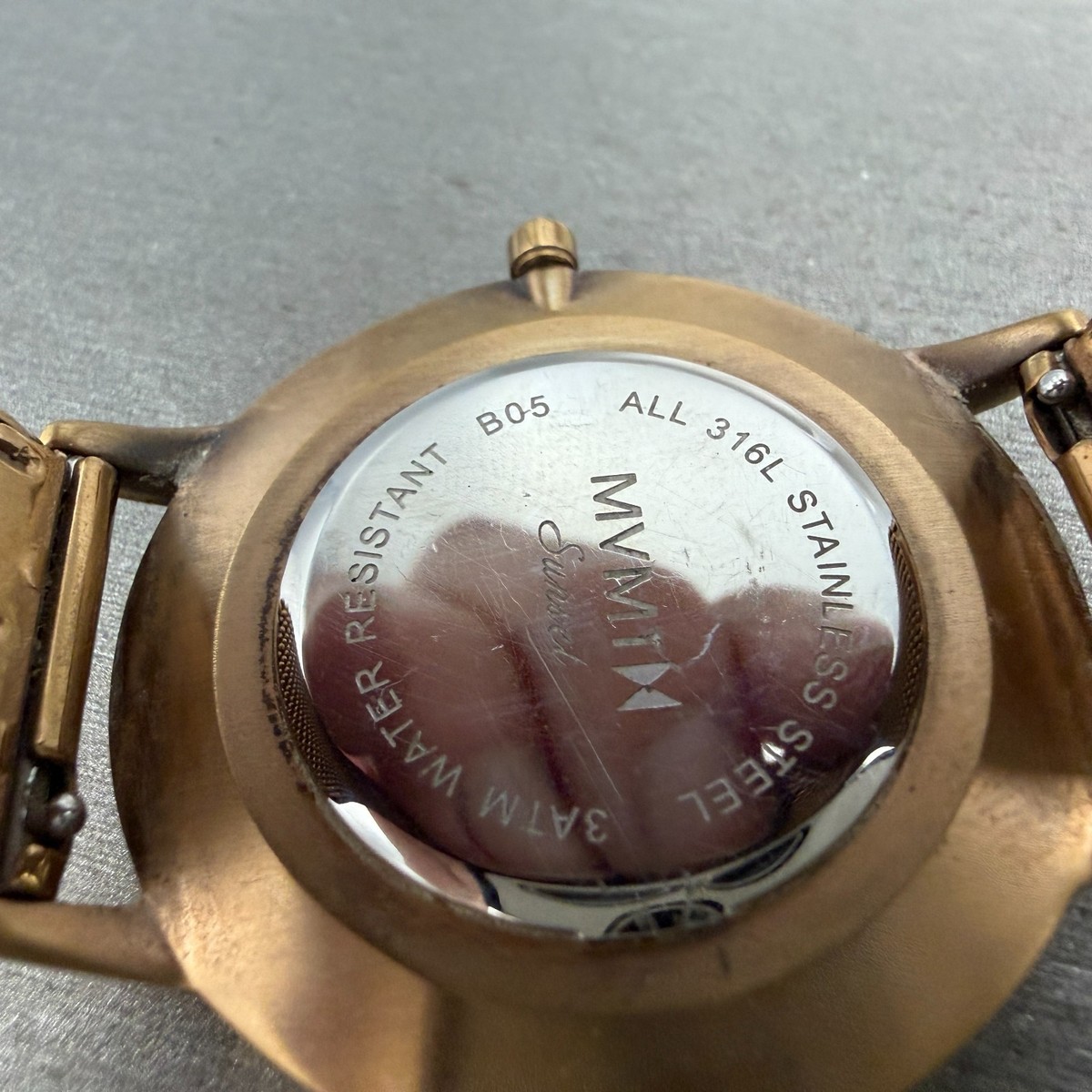 MVMT Boulevard Abbott Kinney 38 mm Gold MOP Dial Quartz New Battery Womens Watch MVMT Boulevard Rose Gold Bracelet Mother Of Pearl Dial  main image 2