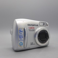 Olympus Digital Camera Camedia C-370 Zoom 3.2MP Silver Tested
