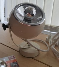 Vintage/Retro Adjustable Cream Round Eyeball Wall Spot Light Lamp Very Bright