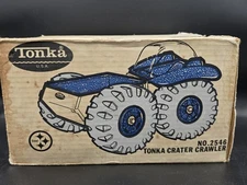 Tonka Vintage 1970 Crater Crawler 2546 Pressed Steel Toy Blue