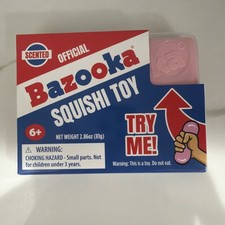 NEW Bazooka bubble Gum Scented Squishy Fidget Squeeze Toy Viral Squish Pink