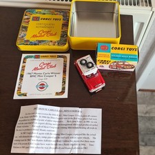 CORGI TOYS CORGI MODEL CLUB MINI COOPER S MONTE CARLO WINNER WITH TIN BOX