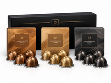 Nespresso Vertuo 60 Pods Double Espresso Dolce Chiaro Scuro Variety 2.7oz