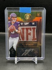 2024 Gold Standard JJ McCarthy NFL Shield RPA