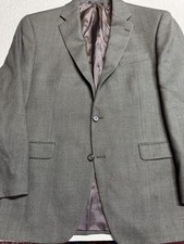 Ralph Lauren Wool Houndstooth Men's 44R Sport Coat Brown Blazer