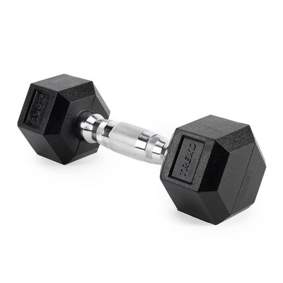 XTREXO Hexagon Dumbbells 2.5kg Hex Dumbbells with Durable Rubberised Cast Iron...
