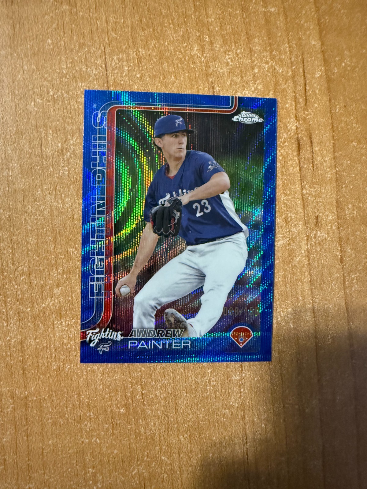 2025 Topps Pro Debut - Andrew Painter - #PDC-119 Blue Wave Refractor /150