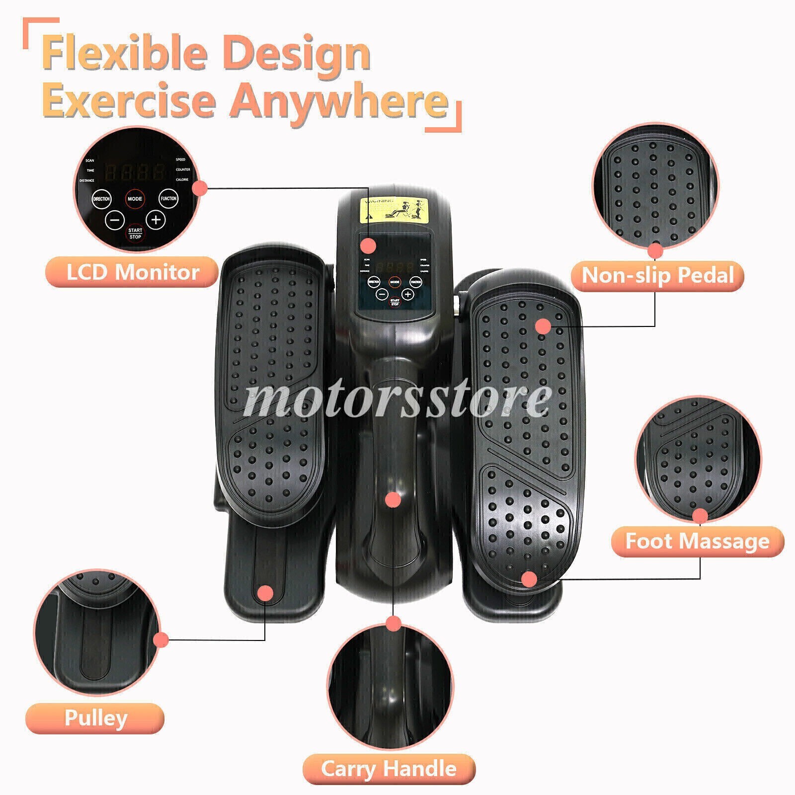 Ellipse Leg Exerciser as Seen on Tv Under Desk Elliptical Machine Seated Eclipse