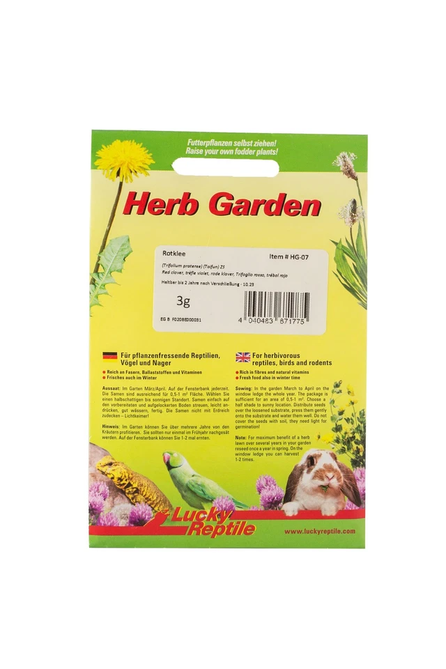Lucky Reptile Herb Garden Samenmischungen Rotklee - Bild 1 von 1