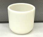 Corning WWII Navy Watchman Milk Glass Hand Warming Coffee Mug No Handle USA VTG