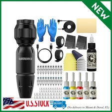 Tattoo Kit Wireless Tattoo Machine Kit Tattoo Battery Pack Rotary Tattoo Practic
