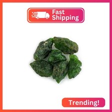 CRYSTALIS Wholesale 50 carats Natural Chrome Diopside Raw Crystals, Loose Gemsto