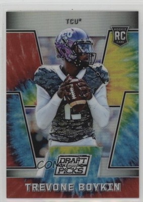 2016 Prizm Collegiate Draft Picks Tie-Dye 7/49 Trevone Boykin #192 Rookie RC 1e0