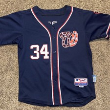 MLB Youth (L) Fully Stitched Washington Nationals Bryce Harper ￼