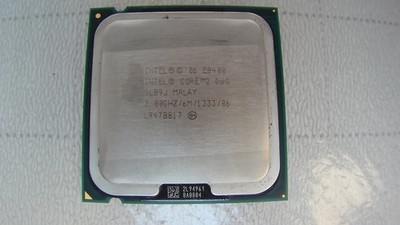 Intel Core 2 Duo E8400 CPU 3.0 GHz 6MB LGA 775 Desktop Processor