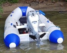 Motorboot Rib Talamex NLR290 blau/silber mit 15PS BF15 SHU Aussenborder