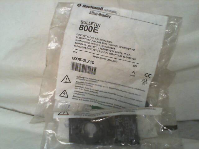ALLEN BRADLEY 800E-3LX10 Contact Cartridge With Latch-New In Box img