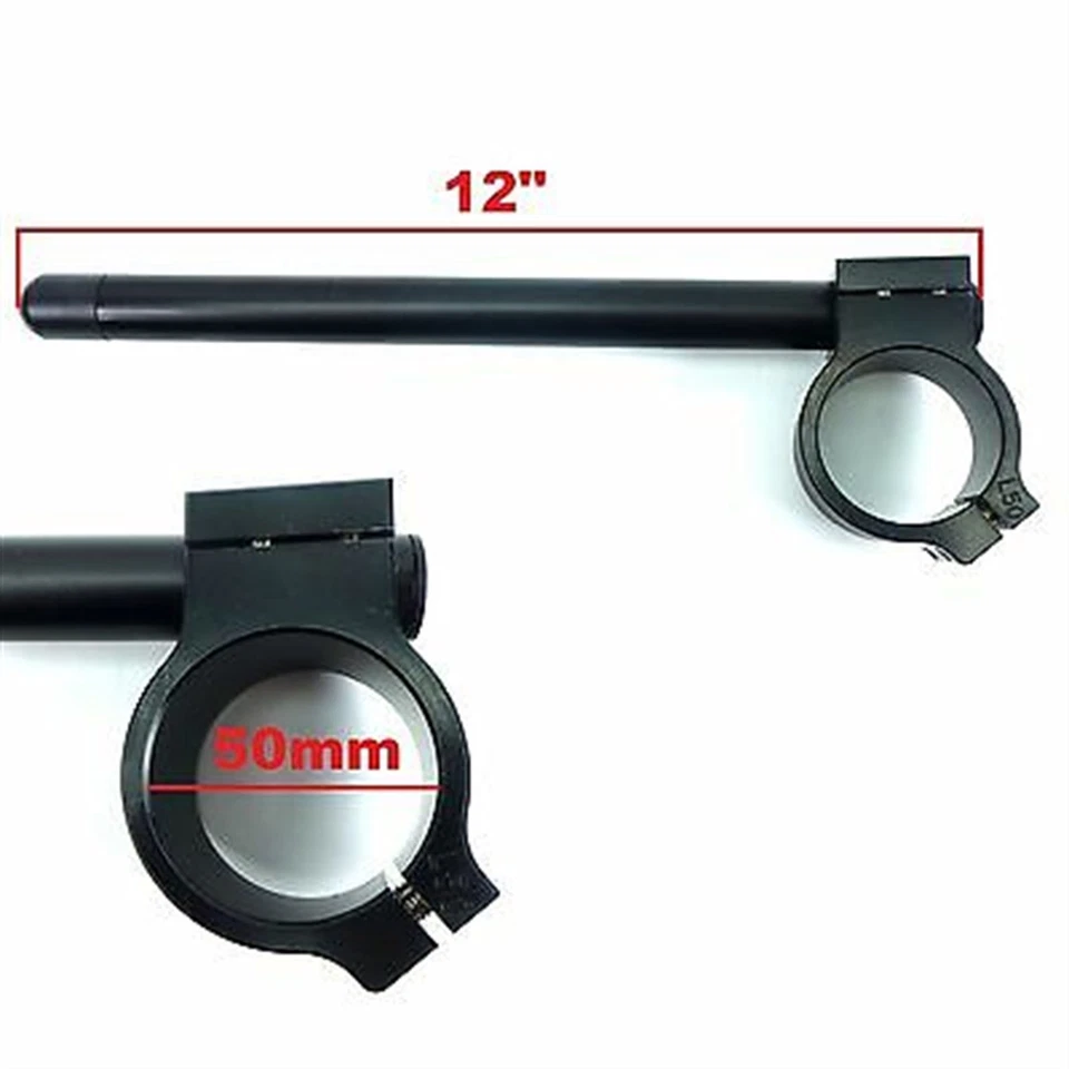 Soportes de cabeza con clip para tubo de horquilla con manillar universal de 7/8" - 50 mm 133-0501 Foto 2 de 4