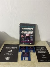 New shrink wrapped - Star Trek V2 Next Generation AudioClips Macintosh system 7