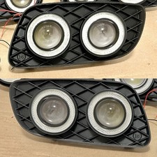 Coppia Tappo 3D Completo Di Fendinebbia  Angel  Ayes Smart 451 Plug and Play 12V