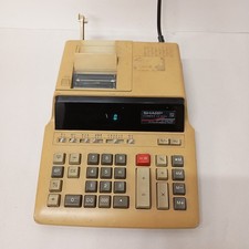 Sharp CS-1630G Printing Calculator – Powers On – Paper Holder Broken – Spares