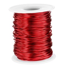 16 Gauge Aluminum Craft Wire 1.5mm 98.5ft Bendable Metal Wire, Red
