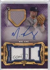 2020 Topps Triple Threads Amethyst 3/75 Mike King #RFPAR-MK Auto v1x