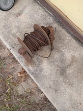 Vintage Worm Gear Manual Winch