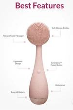PMD Clean Beauty Facial Cleaning Device in Blush Pink. MRP $99