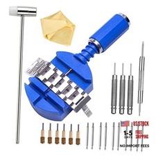 Watch Band Link Removal Tool Kit with 6pcs Replacement Pins and 3pcs Pin