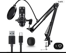Ovedisa USB Condenser Microphone Kit. New Factory Sealed.