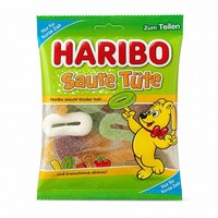 Haribo Saure TüTe 175G, Fruchtgummi, Teilweise Mit Schaumzucker