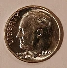 1963 P Roosevelt Dime Uncirculated 90% Silver