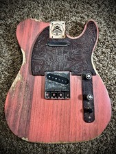 Pink Relic Pistols Crown Barncaster TELE GUITAR BODY ONLY PARTCASTER USA MADE