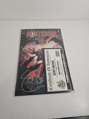 Nocterra 1 Greg Capullo Variant Signed by Scott Snyder w/midtown COA NM