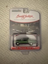 Greenlight 1969 Plymouth Hemi GTX Diecast Car 1:64 Scale Barrett Jackson