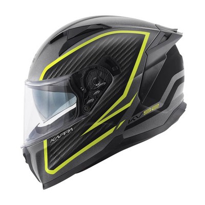 Integralhelm Kappa KV52 Kronos Titan Schwarz Fluo Yellow Größe M (57-58)