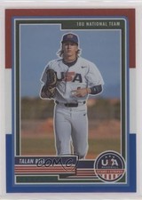2023 Panini USA Baseball Stars & Stripes Red White Blue Prizm Talan Bell #2 uk2