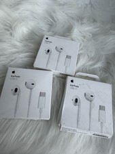3 X Apple EarPods White In-Ear Headset with USB-C Connector Read
