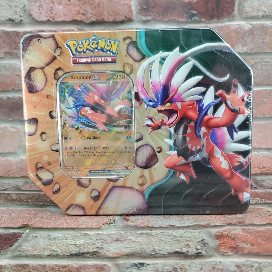 Pokemon TCG Slashing Legends Tin Koraidon EX (NEW/SEALED)