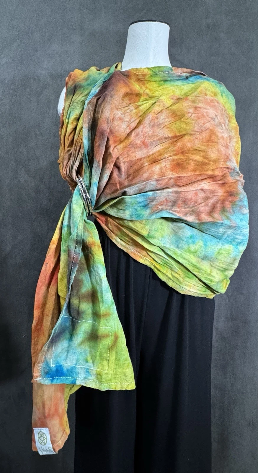 LILLE Baby Ring Sling Wrap Baby👶🏼Carrier Hand Dyed 🌈100% Linen Infant Toddler